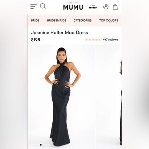 Show Me Your Mumu Jasmine Halter Maxi Dress